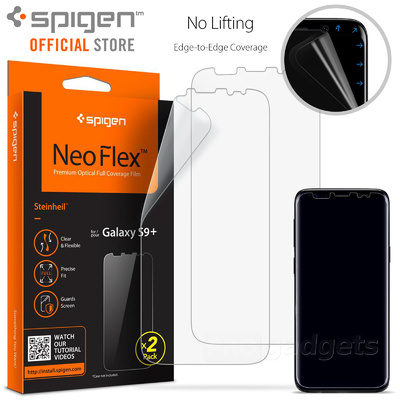 Galaxy S9 Plus Screen Protector, Genuine SPIGEN Neo Flex Film 2PCS PER PACK