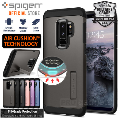 Galaxy S9 Plus Case, Genuine SPIGEN Heavy Duty Tough Armor Cover for Samsung