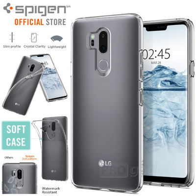 LG G7 ThinQ Case, Genuine SPIGEN Liquid Crystal Exact Fit Slim Soft Cover for LG