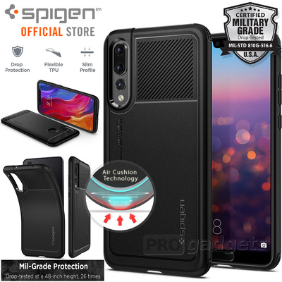 Huawei P20 Pro Case Genuine SPIGEN Marked Armor Air Cushion Matte TPU Soft Cover