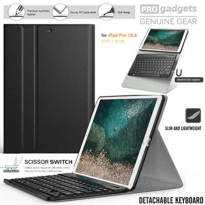 iPad Pro 10.5 Case, Genuine Moko Ultra Lightweight wireless Keyboard Cover