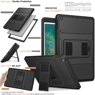 iPad 9.7 2018/2017 Case Genuine Moko Shockproof Full Body Rugged Cover for Apple