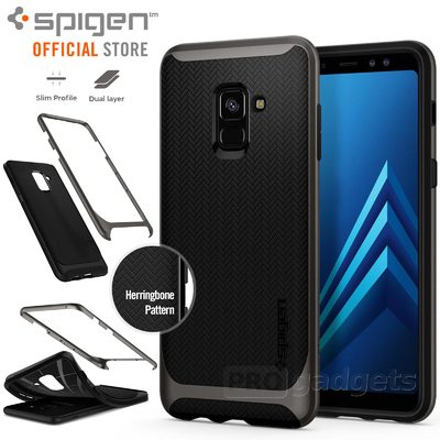 Galaxy A8 2018 Case, Genuine SPIGEN Dual Layer Neo Hybrid Cover for Samsung