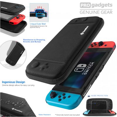 Genuine tomtoc Hard Shell Carry Case Cover Accessories Pouch for Nintendo Switch