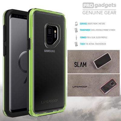 Galaxy S9 Case Genuine LifeProof SLAM Clear Back Drop Protection Cover
