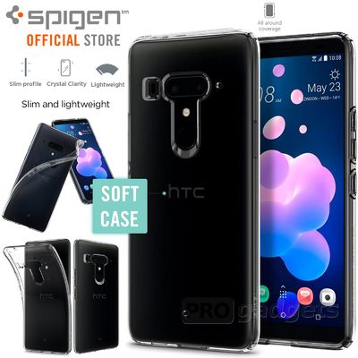 HTC U12 Plus Case, Genuine SPIGEN Liquid Crystal Slim Soft Cover for HTC