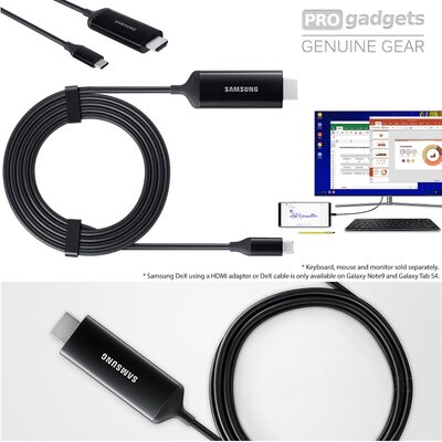 Genuine Original Samsung Dex Cable USB-C to HDMI 1.5m for Galaxy Note 9 / Tab S4