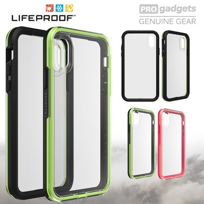iPhone XS Case,Genuine Lifeproof SLAM Clear Back Drop Protection Cover for Apple
