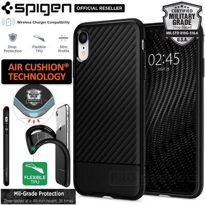 iPhone XR Case, Genuine SPIGEN Core Armor Sleek Protection TPU Cover for Apple