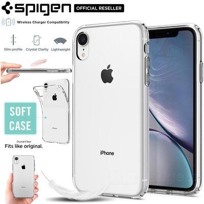 iPhone XR Case, Genuine SPIGEN Crystal Flex Cover for Apple