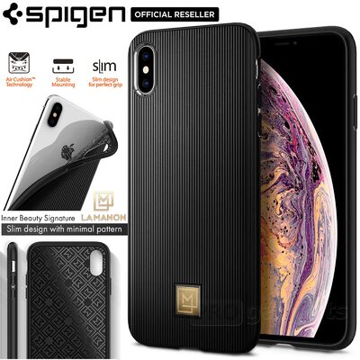 iPhone XS Max Case, Genuine SPIGEN La Manon Classy Chic Design Cover for Apple