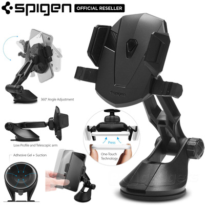 Car Phone Holder Mount Cradle Dock, Genuine Spigen Kuel TS36  for iPhone/ Galaxy