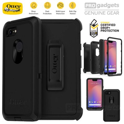 Google Pixel 3 XL Case, Genuine OtterBox Defender Rugged Tough Cover for Google