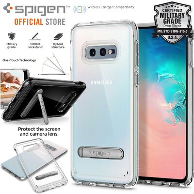 Galaxy S10e Case, Genuine SPIGEN Ultra Hybrid S Kick-stand Cover for Samsung
