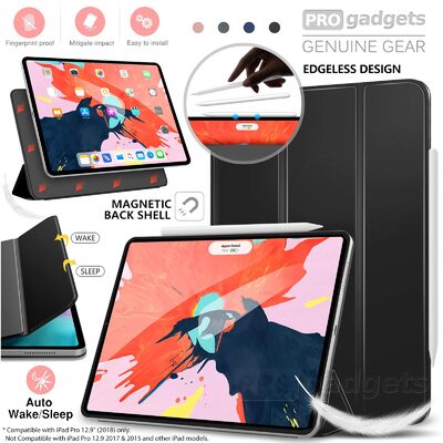 iPad Pro 12.9 2018 Case, Genuine MoKo Magnetic Smart Folio Slim Cover Apple