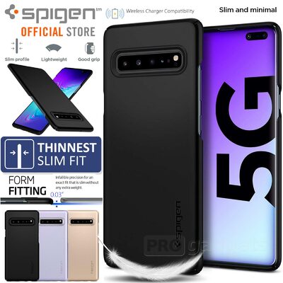 Galaxy S10 5G Case, Genuine SPIGEN Ultra Thin Fit Exact Slim Cover for Samsung