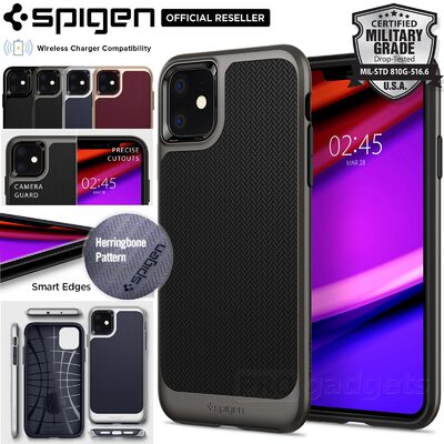 iPhone 11 Case, Genuine SPIGEN Dual Layer Neo Hybrid Premium Bumper TPU Cover for Apple