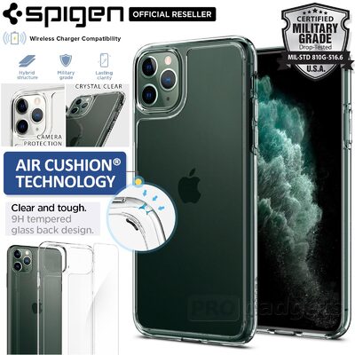 iPhone 11 Pro Case, Genuine SPIGEN Quartz Hybrid Cover for Apple