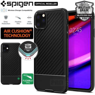 iPhone 11 Pro Max Case, Genuine SPIGEN Core Armor Sleek Protection TPU Soft Cover for Apple