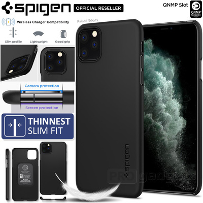 iPhone 11 Pro Max Case, Genuine SPIGEN Ultra Thin fit Exact Fit Slim Hard Cover for Apple