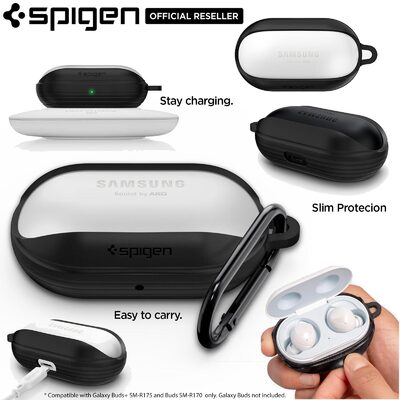 Galaxy Buds / Buds+ Case, Genuine Spigen Liquid Air Soft TPU Armor Slim Cover for Samsung