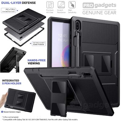 Galaxy Tab S6 10.5 Case Genuine Moko Shockproof Kickstand Full Body Rugged Cover