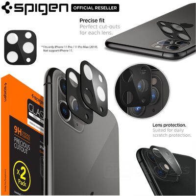 iPhone 11 Pro / Pro Max Camera Lens Protector Genuine Spigen GLAStR Tempered Glass 2PCS