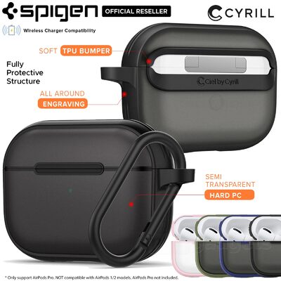 AirPods Pro Case, Genuine SPIGEN Ciel by CYRILL Color Brick Hard Cover for Apple