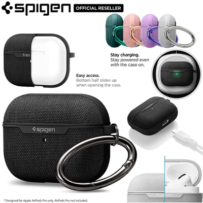Genuine SPIGEN Urban Fit Hard Fabric Slim Cover Skin for Apple AirPods Pro Case