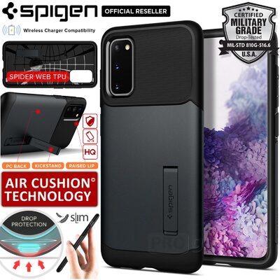Galaxy S20 Case, Genuine SPIGEN Slim Armor Heavy Duty Hard Cover for Samsung