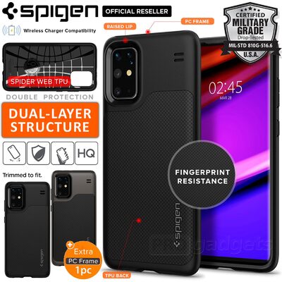 Galaxy S20 Plus Case, Genuine SPIGEN Hybrid NX Dual Layer Ultra Tough Cover for Samsung