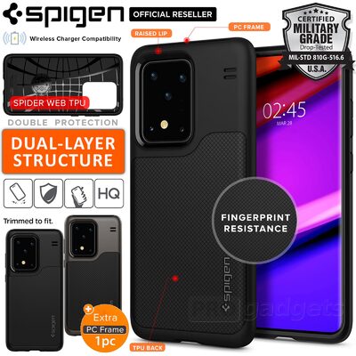 Galaxy S20 Ultra 5G Case, Genuine SPIGEN Hybrid NX Dual Layer Ultra Tough Cover for Samsung