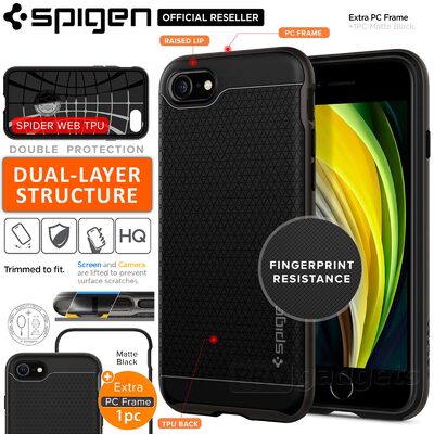 Genuine SPIGEN Hybrid NX Dual Layer Ultra Tough Cover for Apple iPhone 8 7 SE 2020 Case