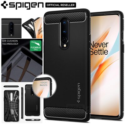 Genuine SPIGEN Rugged Armor Resilient Soft Slim Soft Cover for OnePlus 8 Case