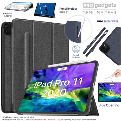 Genuine Moko Lightweight Smart Shell with Elastic Pencil Holder Cover Case for Apple iPad Pro 11 2020 2nd Gen