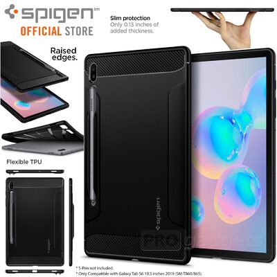 Genuine SPIGEN Rugged Armor Soft Cover for Samsung Galaxy Tab S6 10.5 Case