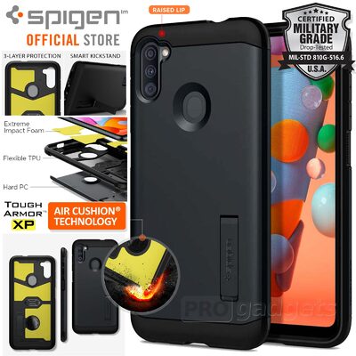 Genuine SPIGEN Tough Armor Heavy Duty Hard Cover for Samsung Galaxy A11 Case