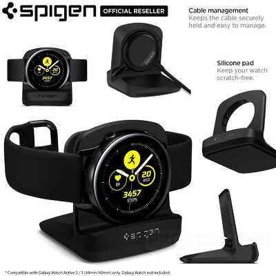Genuine SPIGEN S351 Nightstand Slim Charging Dock Stand for Galaxy Watch Active 40/44mm