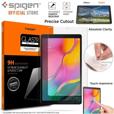 Genuine SPIGEN GLAS.tR Slim 9H Tempered Glass for Samsung Galaxy Tab A 10.1 2019 Screen Protector