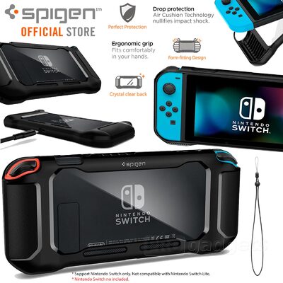Genuine SPIGEN Rugged Armor Shockproof Back Cover for Nintendo Switch Case