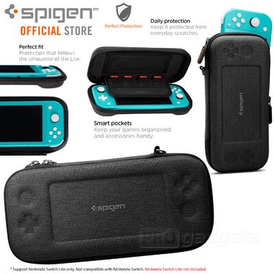 Genuine SPIGEN Klasden Pouch TPU Bag Storage Cover for Nintendo Switch Lite Case