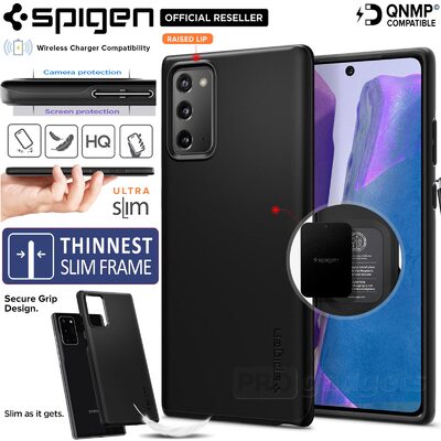 Genuine SPIGEN Thin Fit Exact Fit Ultra Slim Hard Cover for Samsung Galaxy Note 20 Case