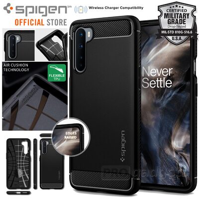 Genuine SPIGEN Rugged Armor Resilient Ultra Slim Soft Cover for OnePlus Nord Case