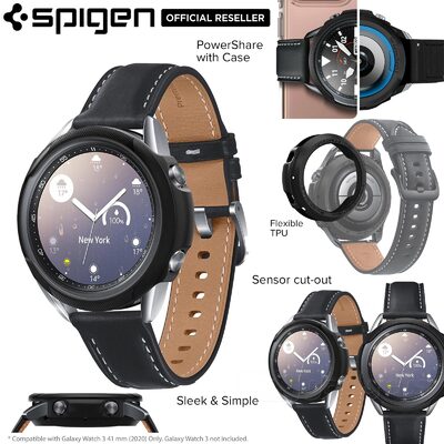Genuine SPIGEN Liquid Air Soft Slim Cover for Samsung Galaxy Watch 3 41mm Case