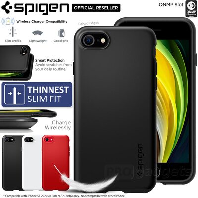 Genuine SPIGEN Thin Fit Pro Exact Slim Hard Cover for Apple iPhone 8 7 SE 2020 Case