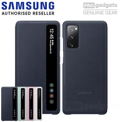 Genuine Original SAMSUNG Galaxy S20 FE/5G SM-G780/781 Clear View Flip Cover Case