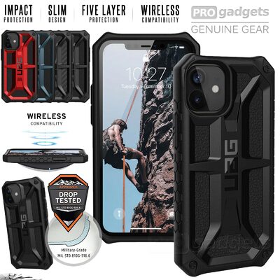Genuine UAG MIL-STD Drop Tested Monarch Rugged Cover for Apple iPhone 12 mini (5.4-inch) Case