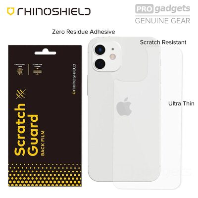 Genuine RHINOSHIELD Scratch Guard Back Film for Apple iPhone 12 mini (5.4-inch) Protector