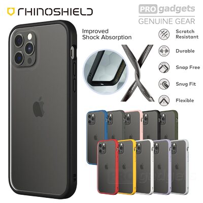 Genuine RHINOSHIELD Mod NX Tough Hard Bumper Cover for Apple iPhone 12 / 12 Pro (6.1-inch) Case