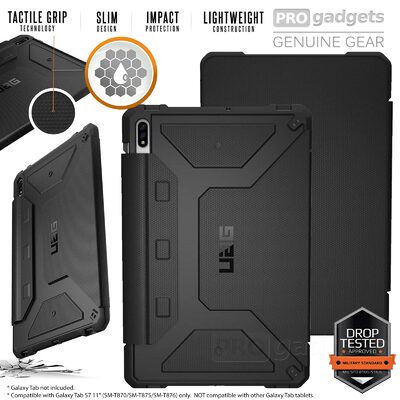 Genuine UAG Metropolis Feather-Light Rugged Folio Stand Cover for Samsung Galaxy Tab S7/ Tab S7 5G 11.0 Case